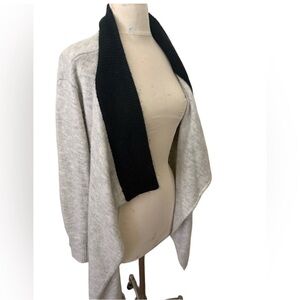 Volcom Knit Open Front Draped Waterfall Cardigan Sweater womens  Size M/L
